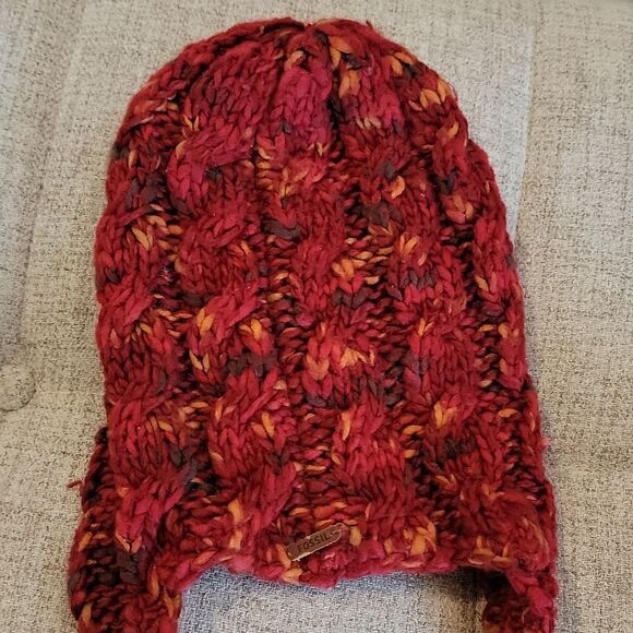 Fossil Red Beanie  - Picture 3 of 8